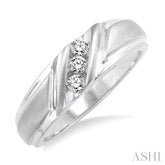 1/8 ctw Round Cut Diamond Women's Ring in 10K White Gold
